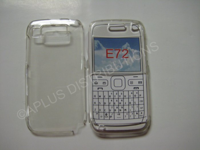 New Clear Transparent Hard Protective Cover For Nokia E72 - (0059)