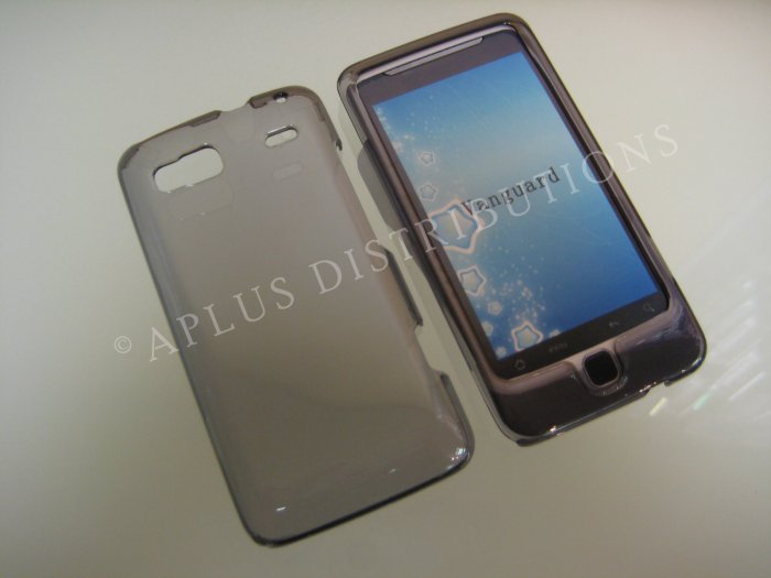NEW TRANSPARENT SOLID HARD COVER For HTC G2- SMOKE