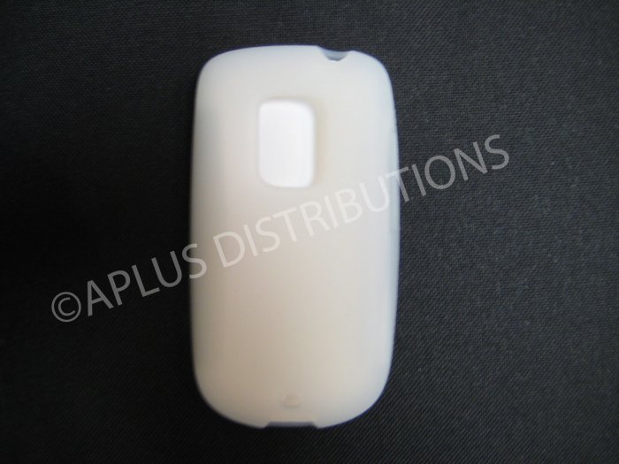 New Clear Solid Color Silicone Skin Case For HTC Hero Cdma - (0007)