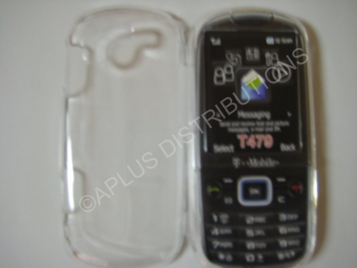New Clear Transparent Hard Protective Cover For Samsung Gravity 3 T479 - (0059)