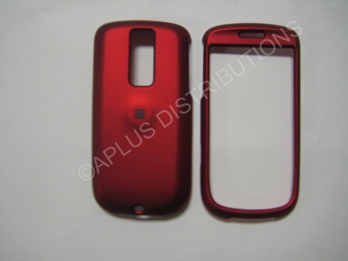 New Red Rubberized Hard Protective Cover For HTC My Touch "G2" - (0054)