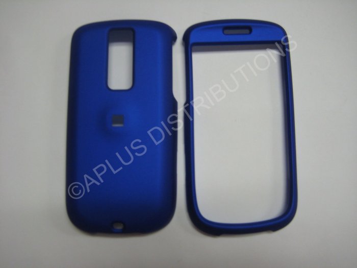 New Blue Rubberized Hard Protective Cover For HTC My Touch "G2" - (0053)