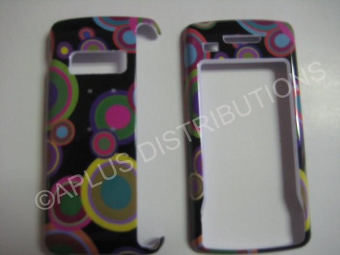 New Multi-Color Multi-Circles Hard Protective Cover For LG Env Touch Lx11000 - (0022)
