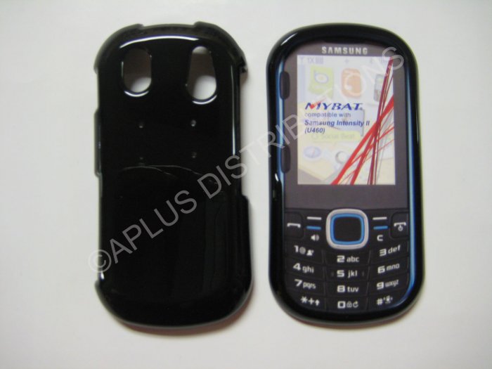 New Black Solid Color Hard Protective Cover For Samsung Intensity Ii U460 - (0062)