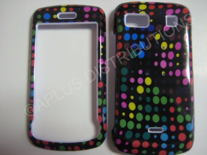 New Multi-Color Dots Design Hard Protective Cover For LG Xenon GR500 - (0007)