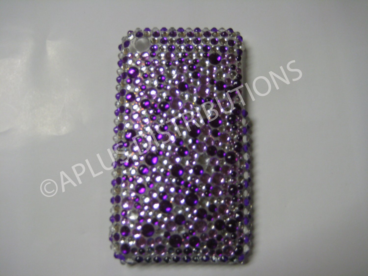 New Purple Multi-Diamonds Design Crystal Bling Diamond Case For iPhone 3G 3Gs - (0016)