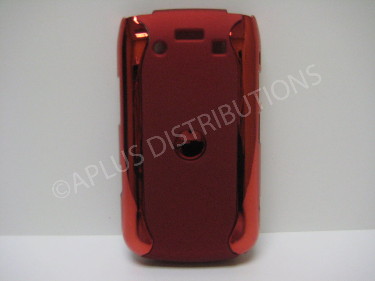 New Red Metallic Two Piece Design Hard Protective Cover For Blackberry 9700 - (0119)