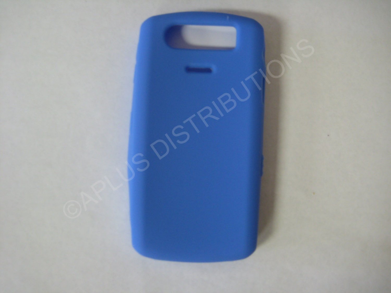 New Blue Solid Color Silicone Cover For Blackberry 8120/8110/8130 - (0198)