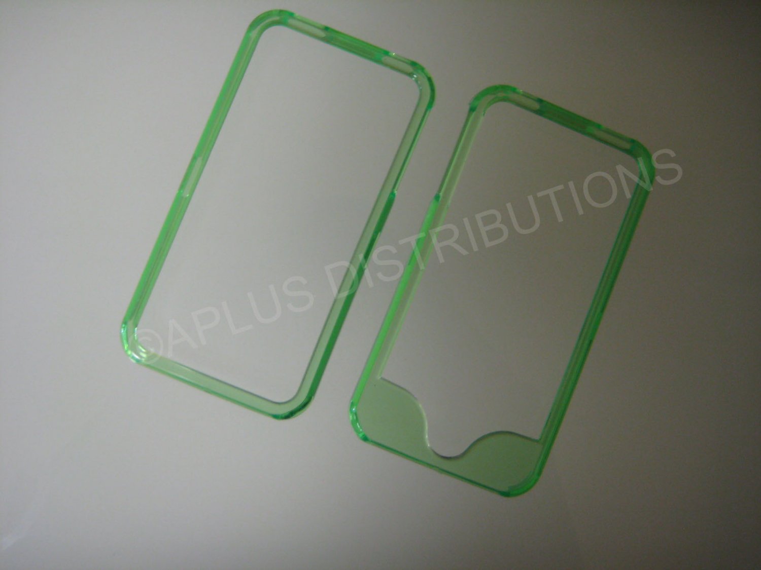 New Green Bumper Design Hard Protective Cover For iPhone 4 - (0144)