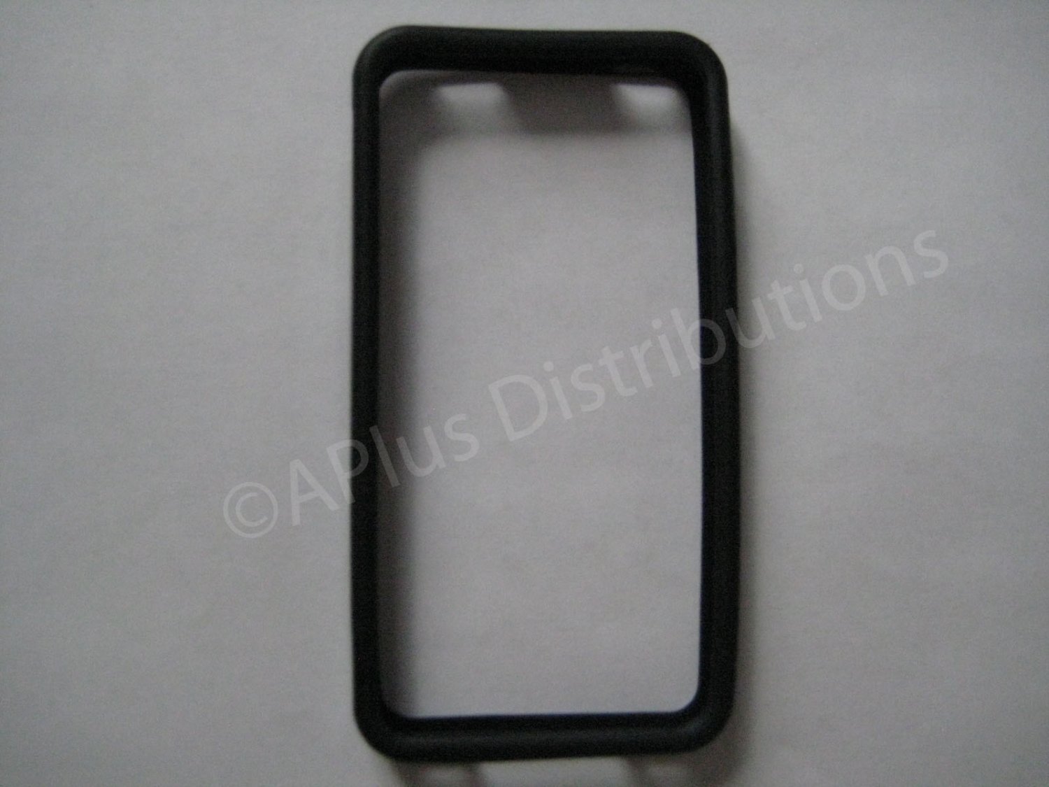 New Black Bumper Design TPU Cover For iPhone 4 - (0050)