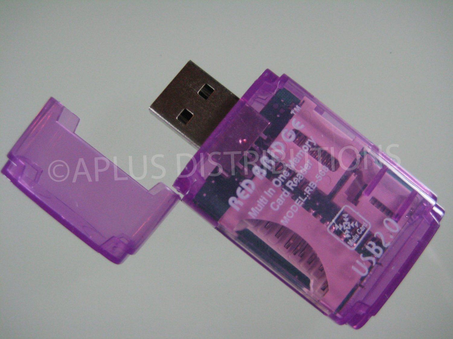 All in 1 USB 2.0 MEMORY CARD READER FOR SD/T-Flash/MS/M2/MMC/RS MMC - PUR