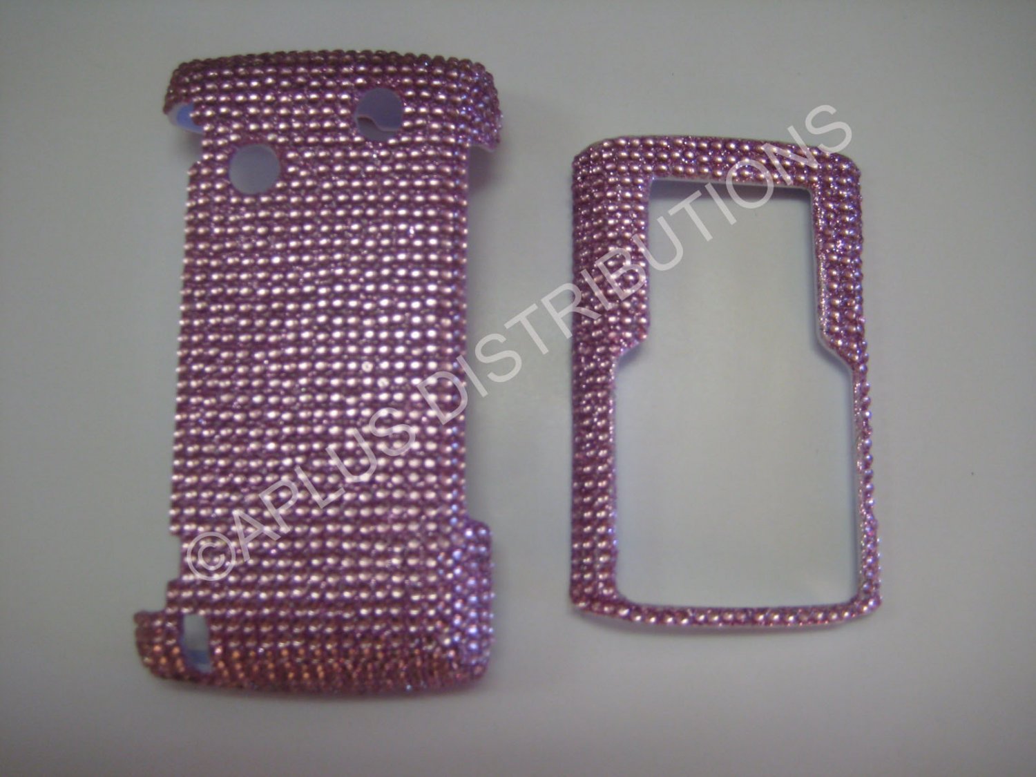New Pink Solid Design Bling Diamond Case For Samsung Comeback T559 - (0009)