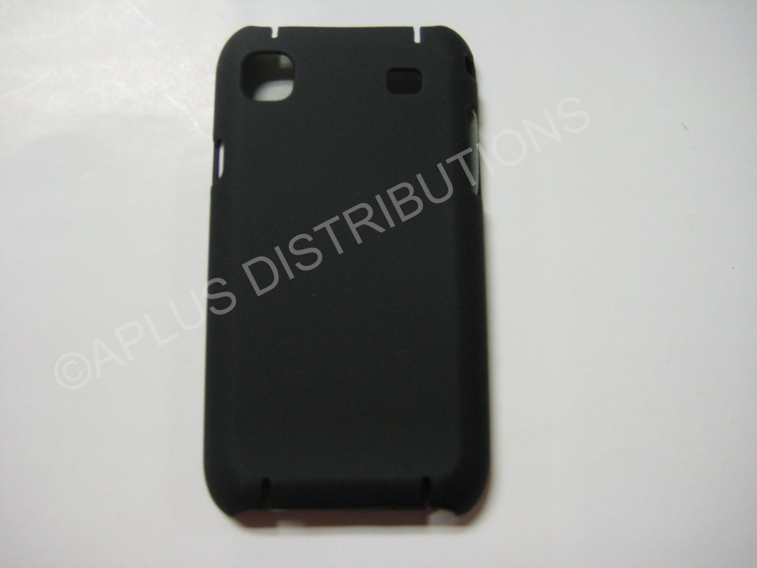 New Black Rubberized Hard Protective Cover For Samsung Galaxy S I9000 - (0051)