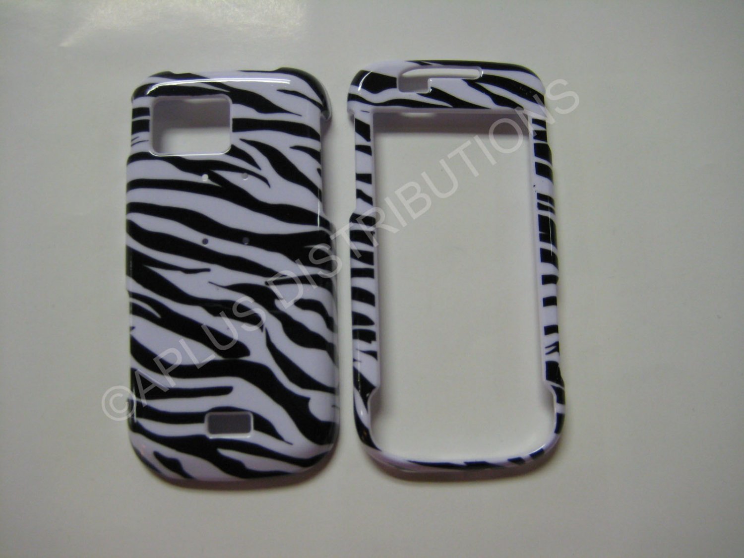 New Black Zebra Design Hard Protective Cover For Samsung Mythic A897 - (0001)