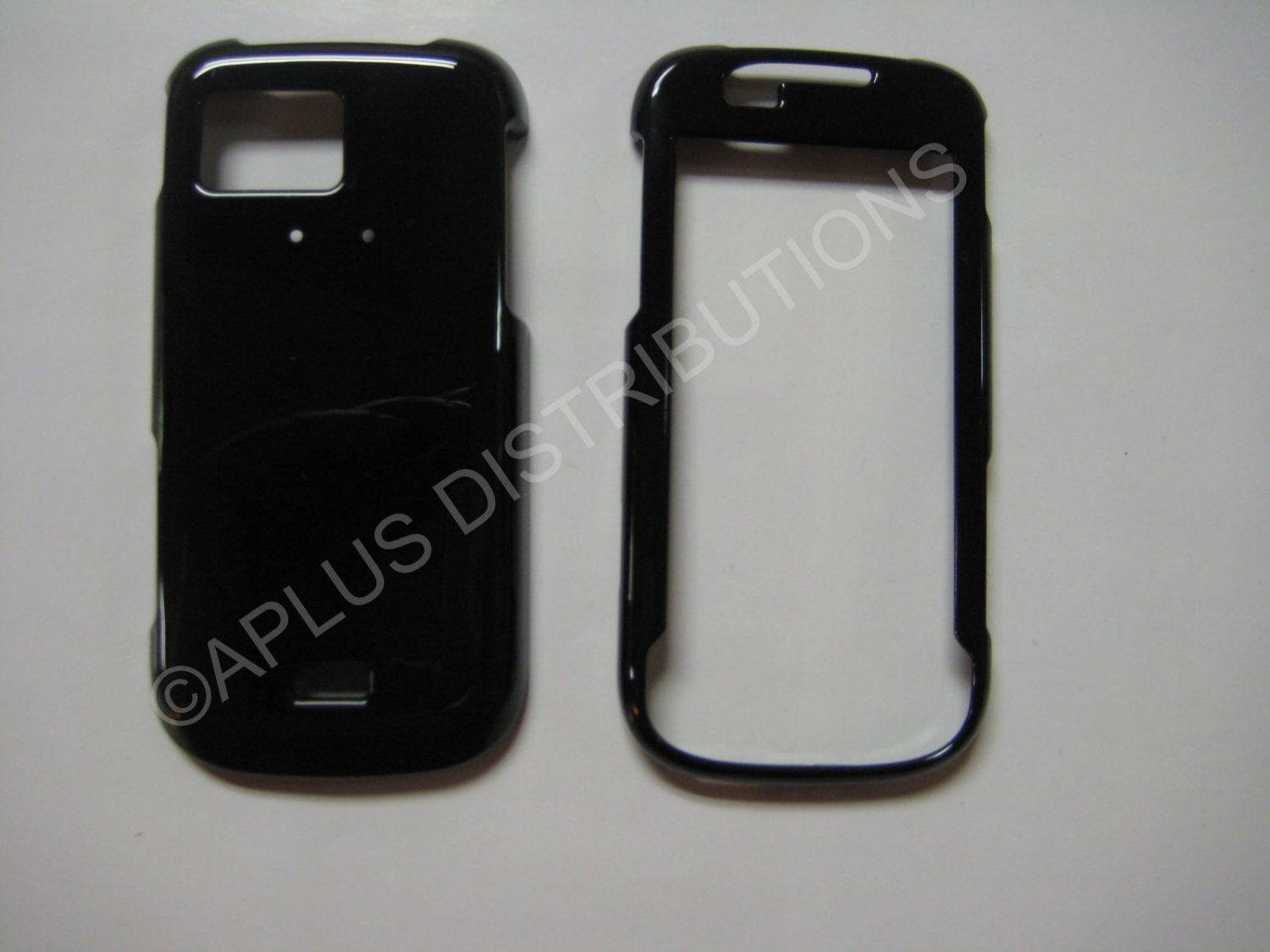 New Black Solid Color Hard Protective Cover For Samsung Mythic A897 - (0062)