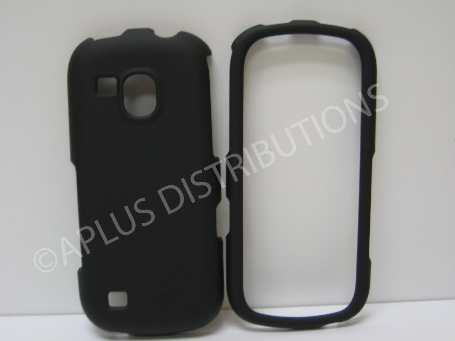 New Black Rubberized Hard Protective Cover For Samsung Galaxy S Continuum - (0051)