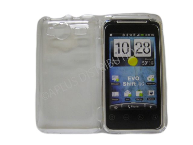 New Clear Transparent Hard Protective Case Cover For HTC Evo Shift 4G