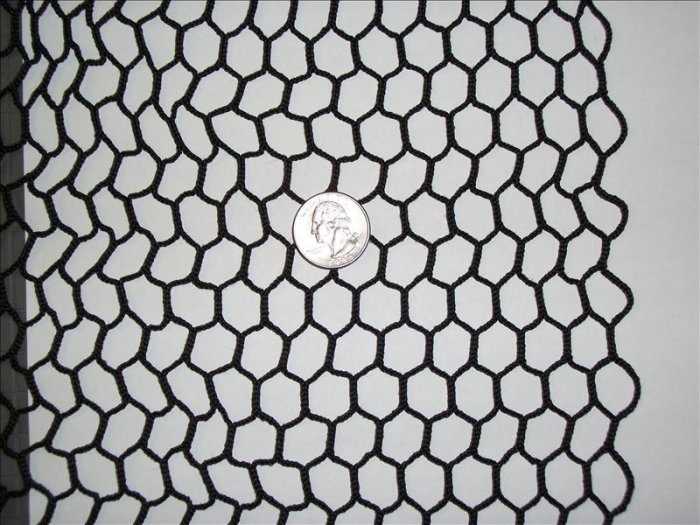 22"X 36" NETTING, CRAFTS,HOME DECOR,SHOP.Color: EBONY