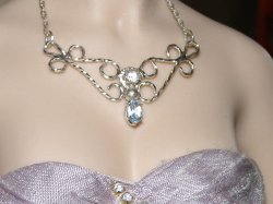 Sterling Silver Filigree with Swiss Blue Topaz