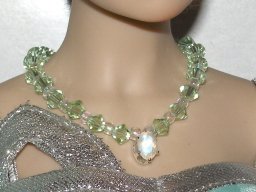 Faceted Moonstone Necklace