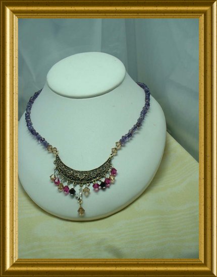 Amethyst and Swarovski