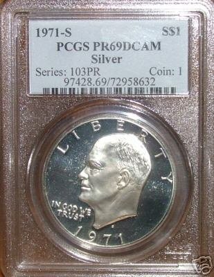 1971-S Eisenhower Silver PR69DCAM PCGS!!!
