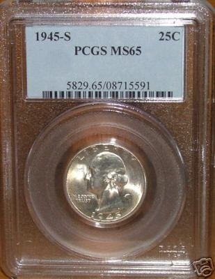 1945 S Washington PCGS MS65!!!