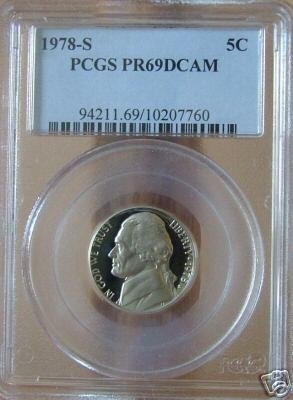 1978-S Jefferson Nickel PR69DCAM PCGS!!!