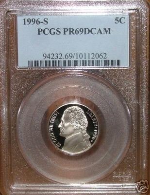 1996 S Jefferson Nickel PR69DCAM PCGS!!!