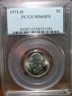 1971-D Jefferson Nickel PCGS MS65 Full Steps!!!