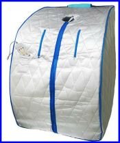 Portable Far Infrared Sauna Silver Large Free Shipping
