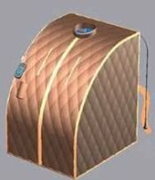 Portable Far Infrared Sauna Brown Large Free Shipping