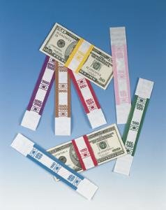 MMF $2000 White Kraft Currency Bands 216070H19 Violet FREE SHIPPING