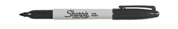 Sharpie Permanent Markers Black Fine 30001 Box of 12 FREE SHIPPING