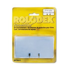 Rolodex Transparent Card Sleeves 67650 2.25X4 Pkg of 50 FREE SHIPPING