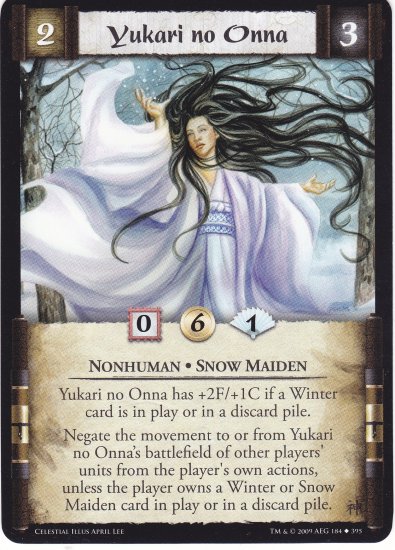 Yukari no Onna (L5R) - Near Mint