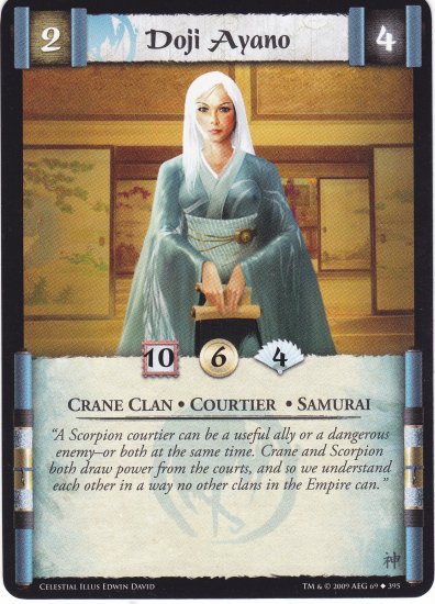 Doji Ayano (L5R) - Near Mint