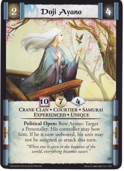 Doji Ayano (Experienced) (L5R) - Near Mint