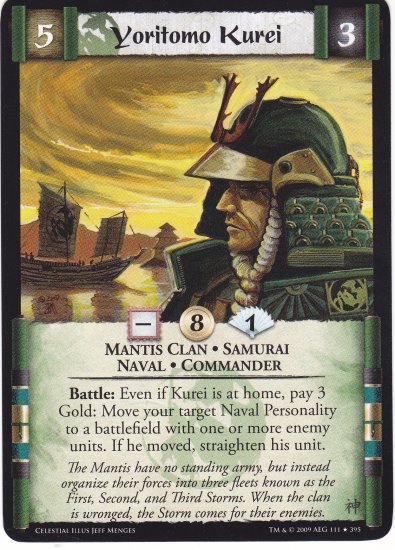 Yoritomo Kurei (L5R) - Near Mint