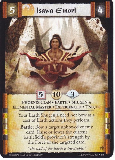 Isawa Emori (Experienced) (L5R) - Near Mint