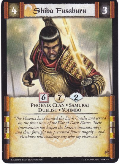 Shiba Fusaburu (L5R) - Near Mint