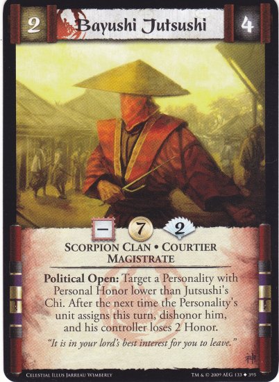 Bayushi Jutsushi (L5R) - Near Mint