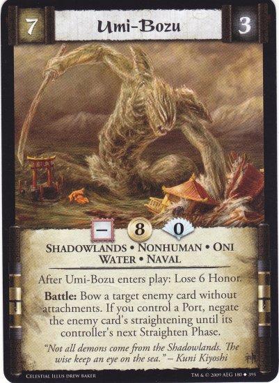 Umi-Bozu (L5R) - Near Mint