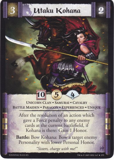 Utaku Kohana (Experienced) (L5R) - Near Mint