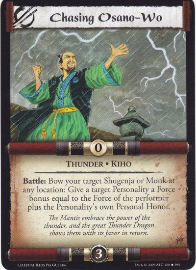 Chasing Osano-Wo (L5R) - Near Mint