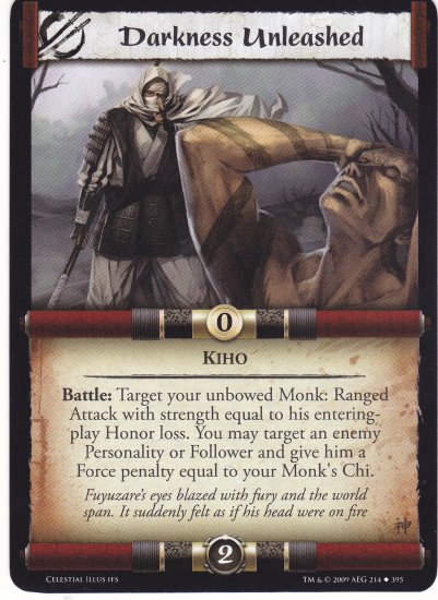 Darkness Unleashed (L5R) - Near Mint