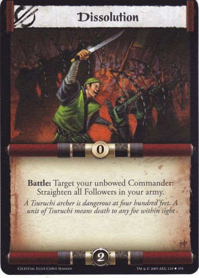 Dissolution (L5R) - Near Mint