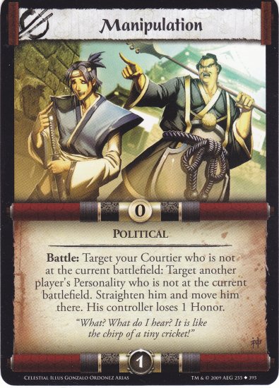 Manipulation (L5R) - Near Mint