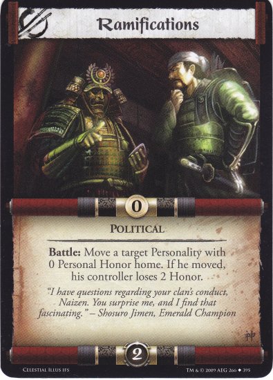 Ramifications (L5R) - Near Mint