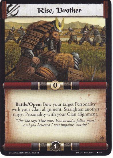 Rise, Brother (L5R) - Near Mint